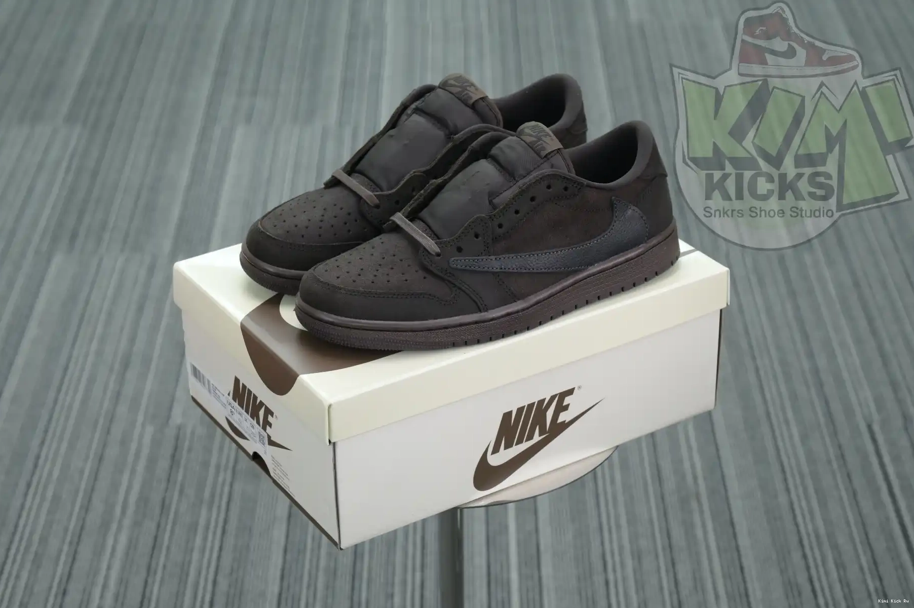 1 Travis Scott Low OG“Velvet Kimikick Jordan Air Brown” x Jordan 0406